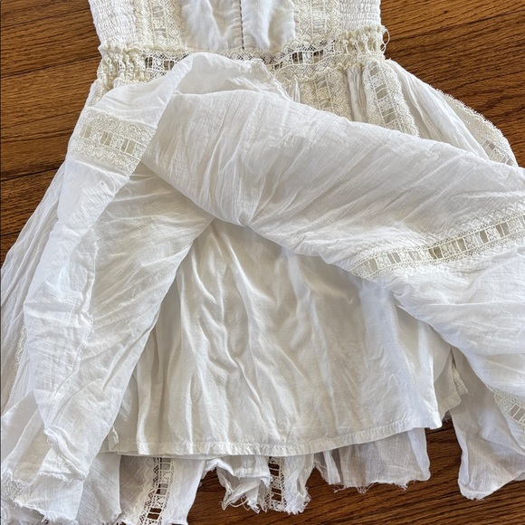 XS Free People Boho White Lace Dress - Picture 5 of 5